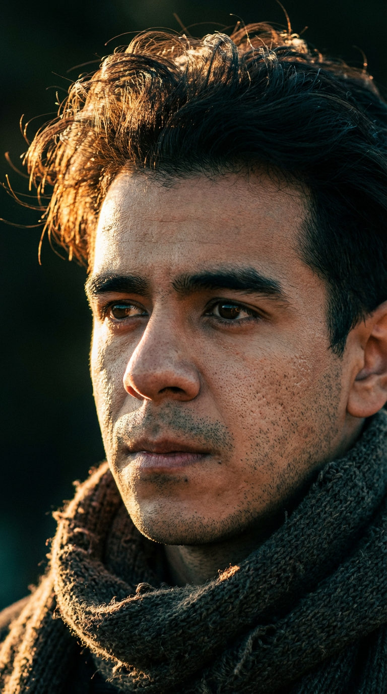 Golden Hour Wool Scarf