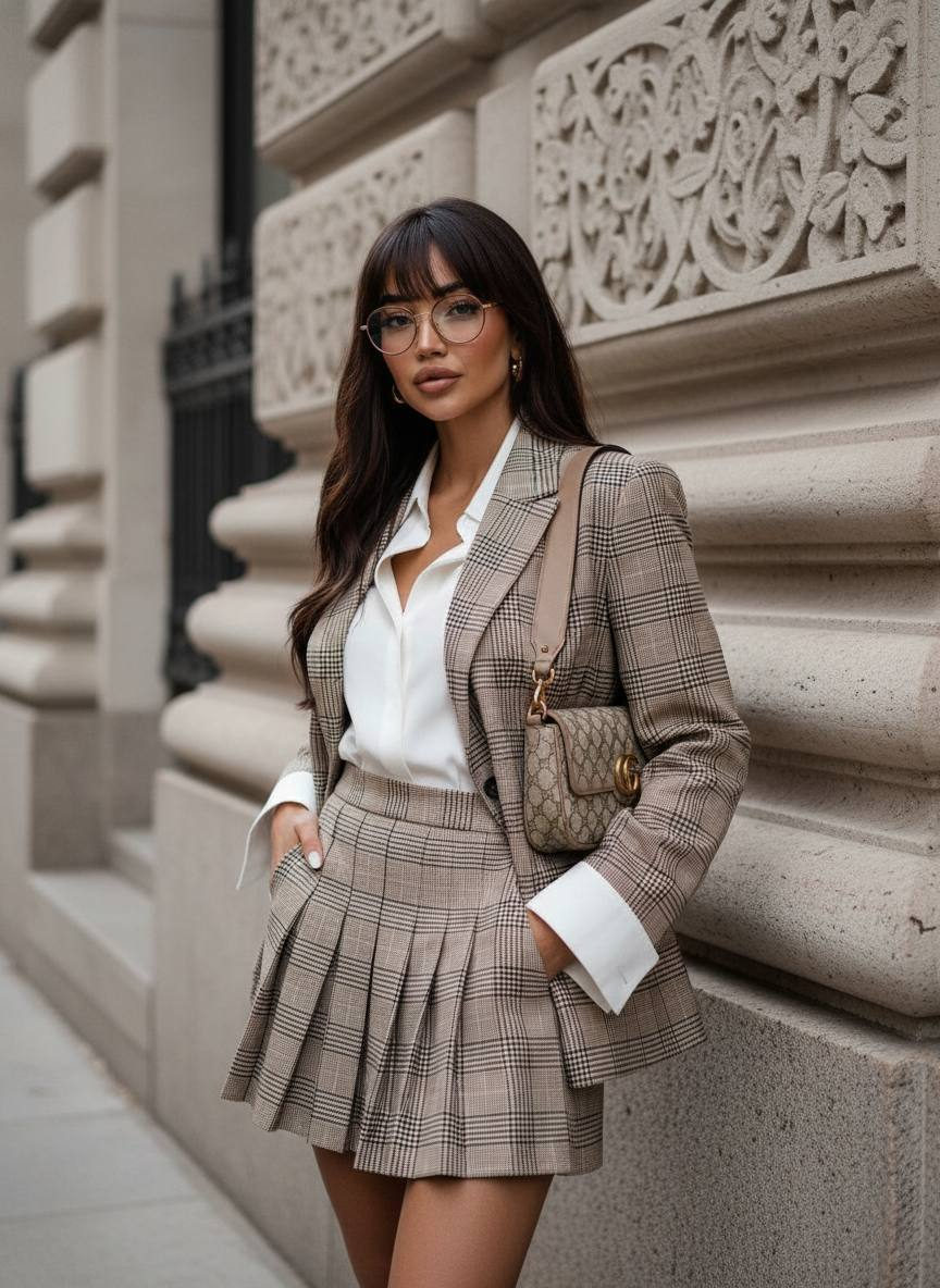 Plaid City Chic