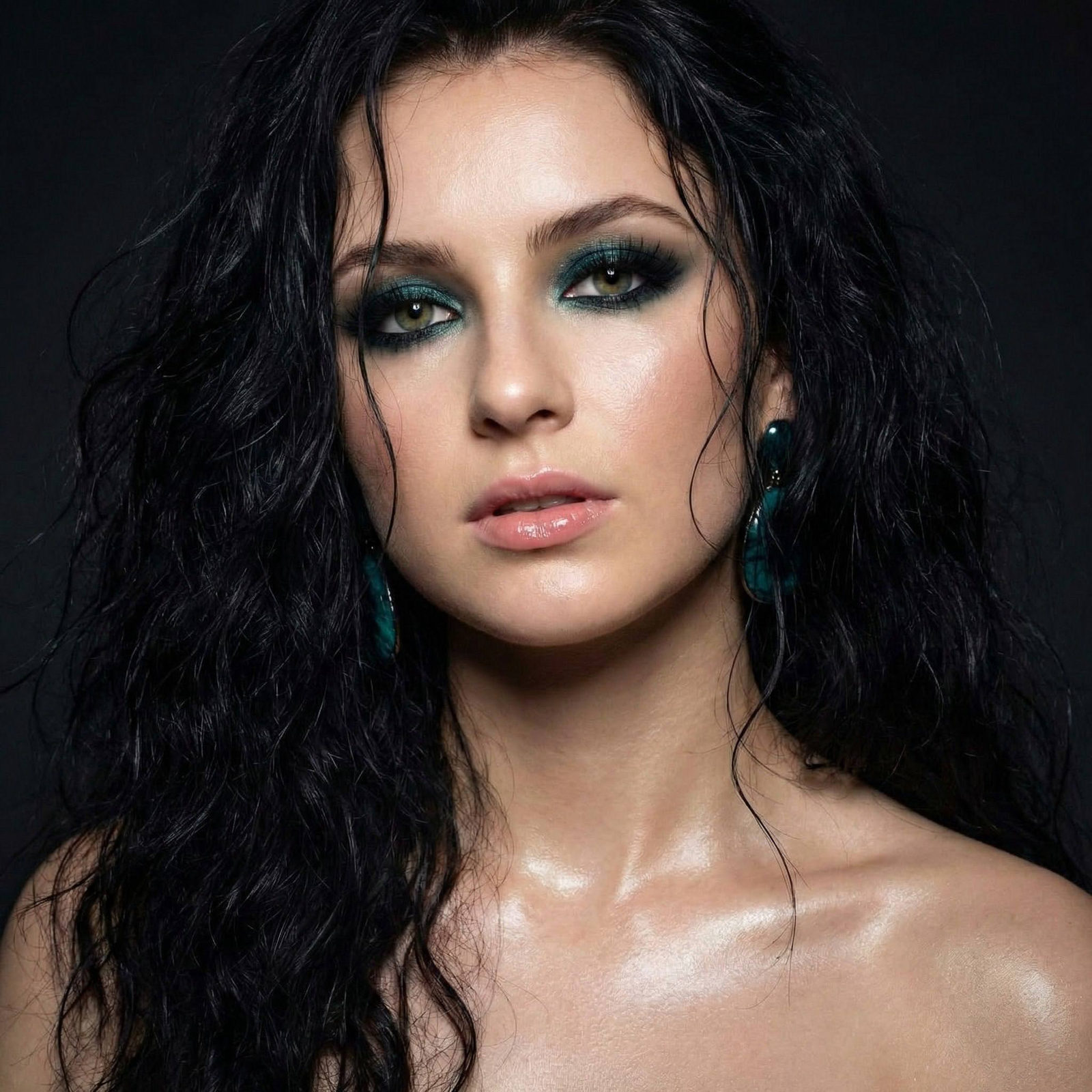 Wet Turquoise Glamour