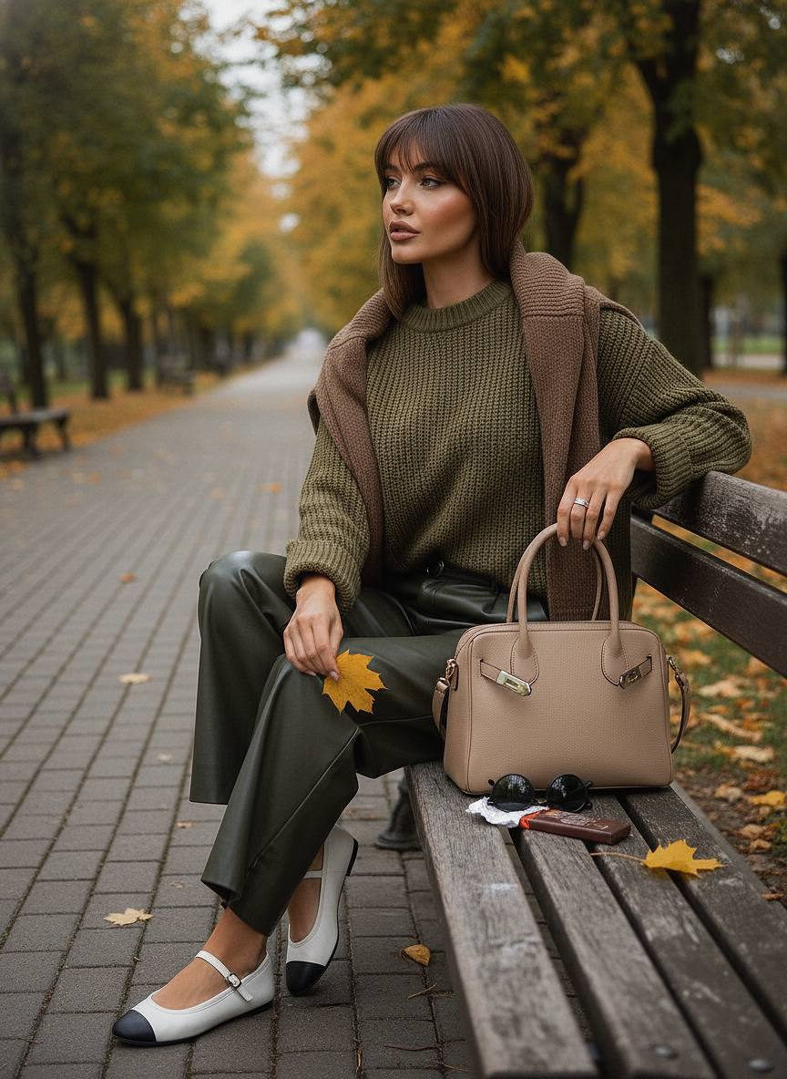 Autumn Bench Elegance