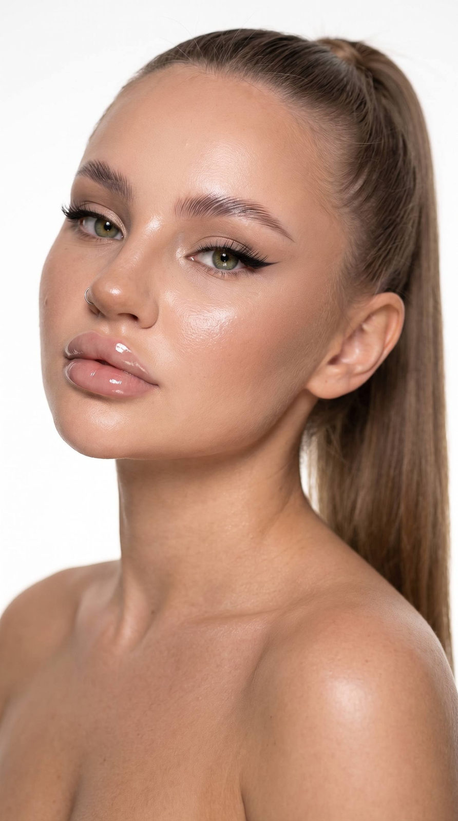 Architectural High-Fashion Ponytail