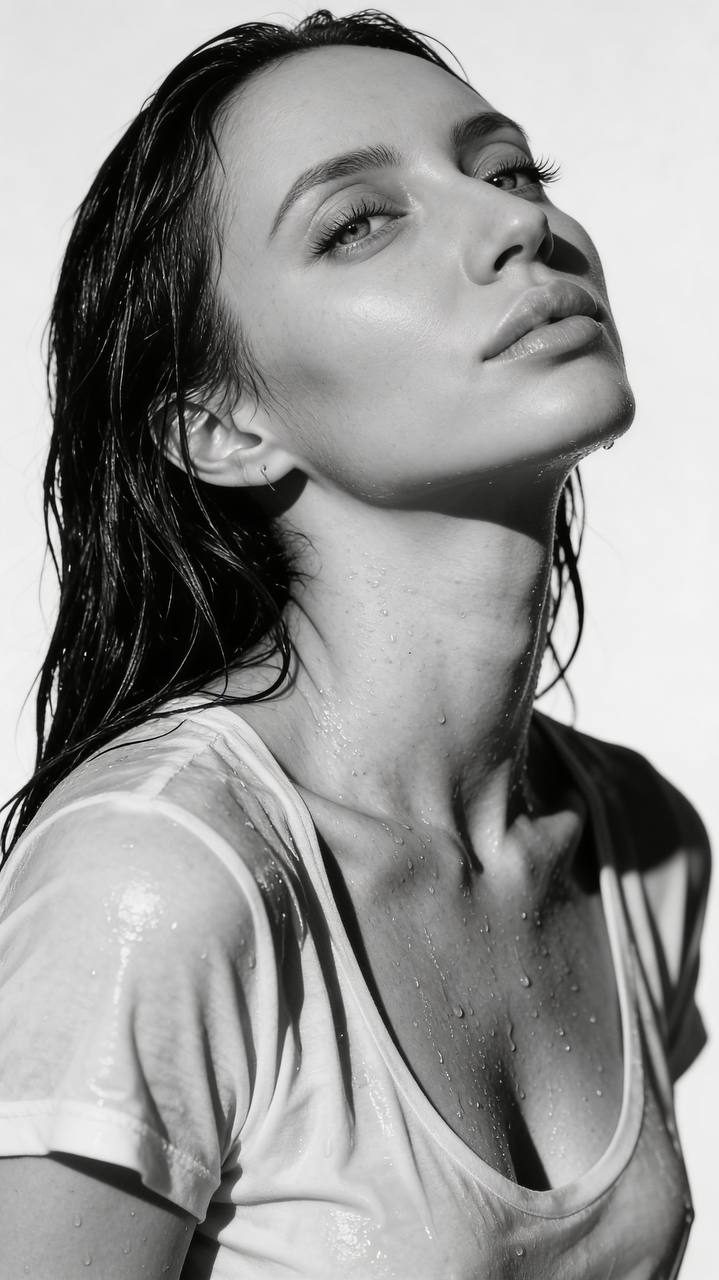Monochrome Liquid Seduction