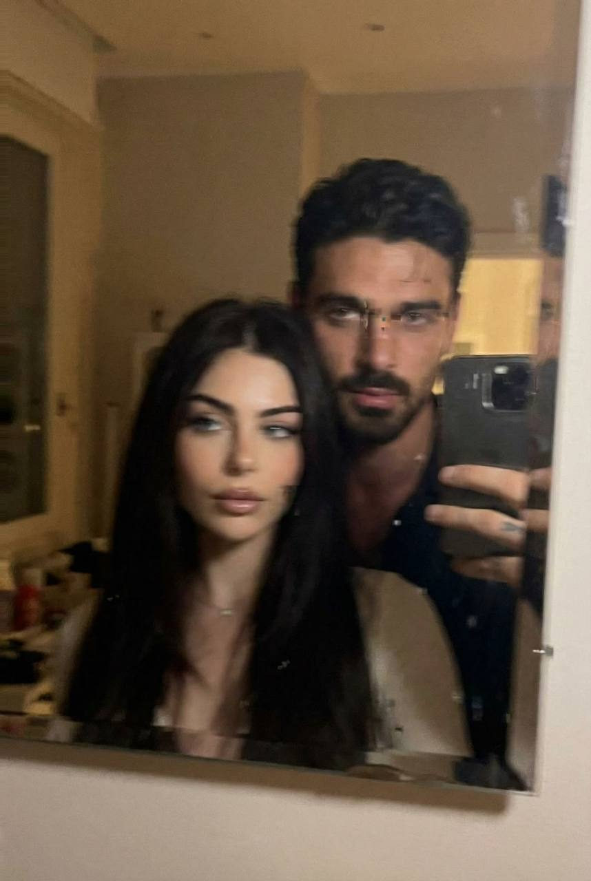 Mirror Couple Casual Selfie