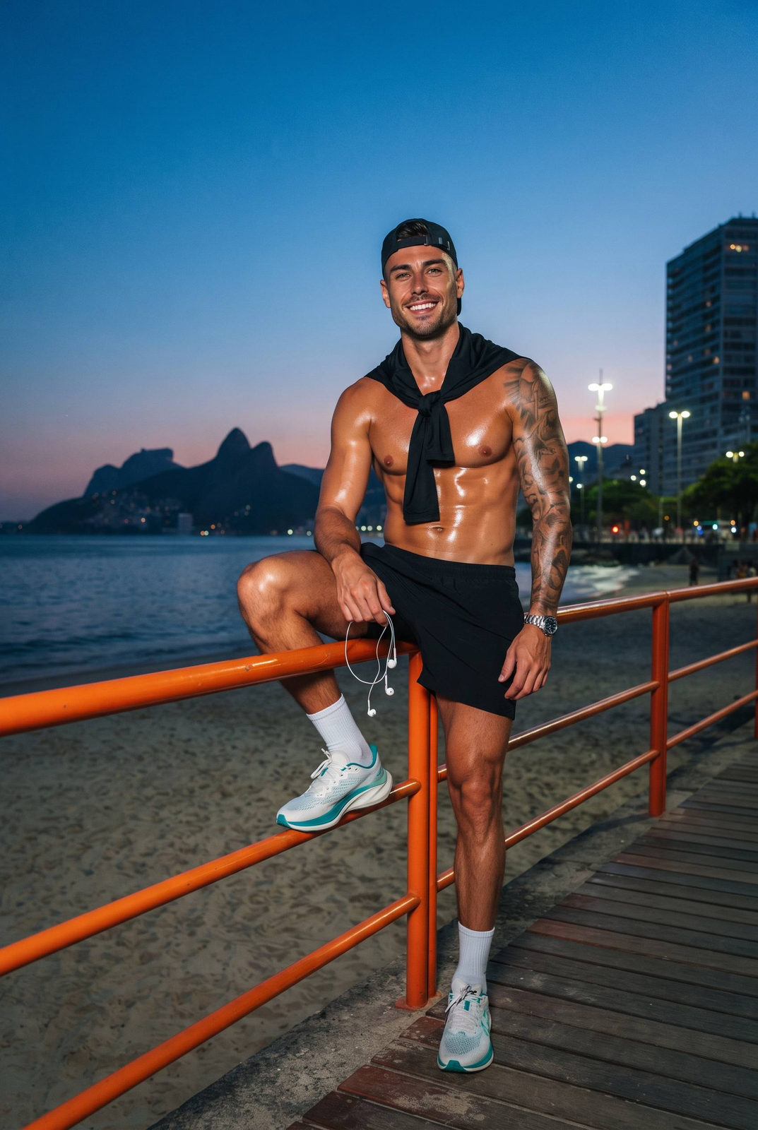 Athletic Dusk Boardwalk