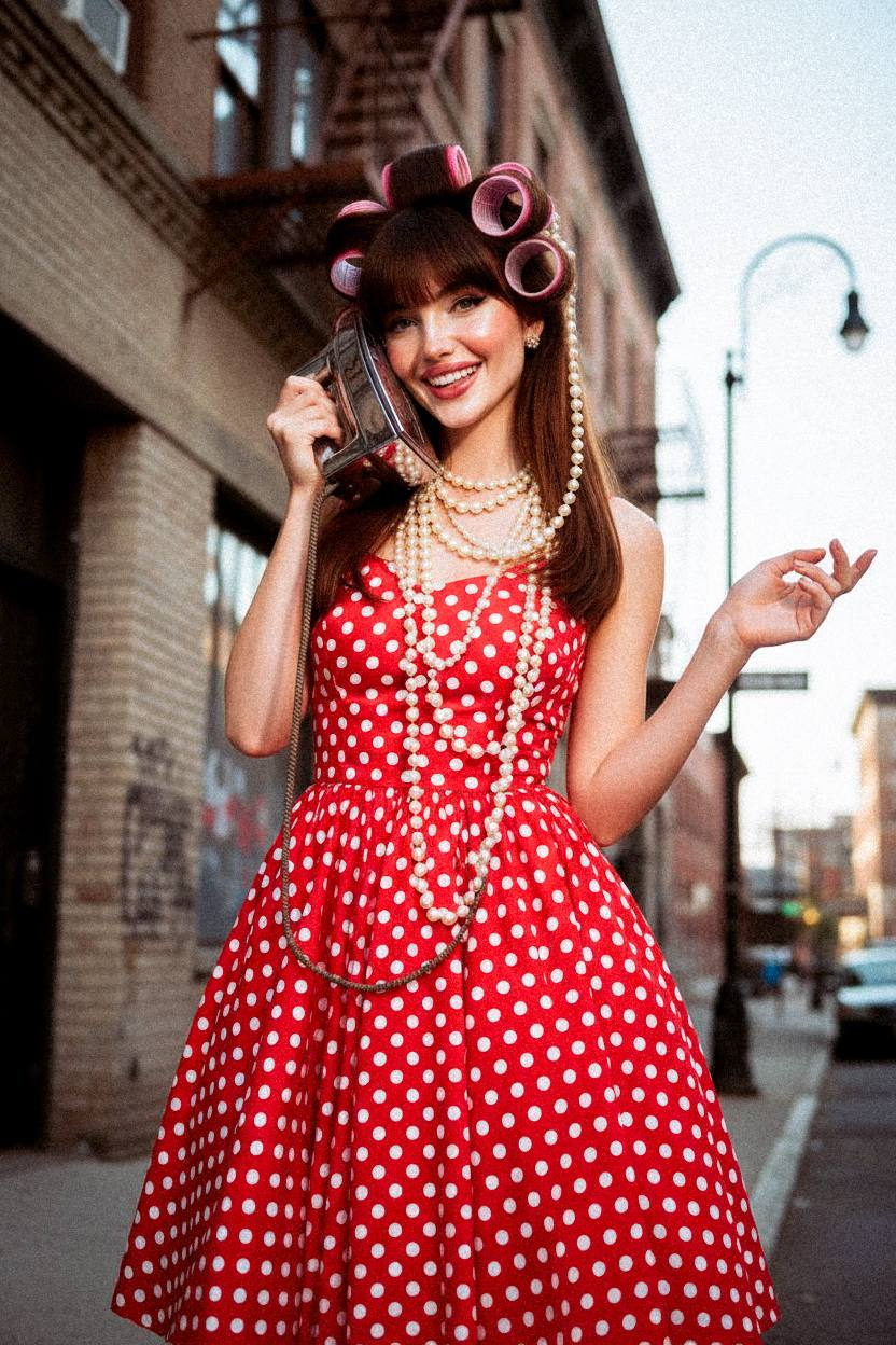 Retro street phone