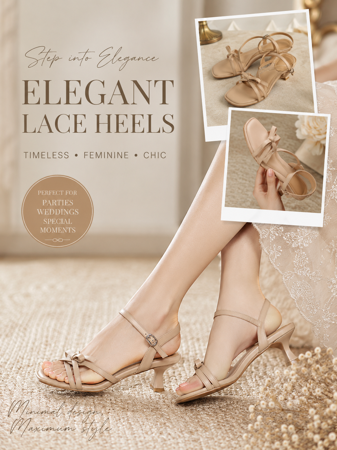Use the uploaded reference image as the exact footwear reference.

Stric
