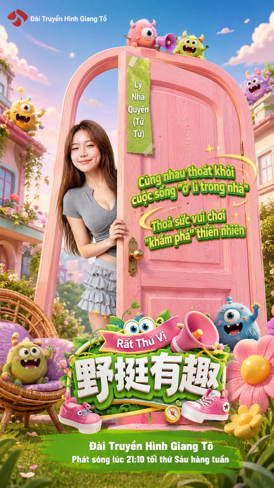 Tạo ảnh quảng cáo thương mại dọc tỷ lệ 9:16, giữ layout, bố cục, phong c