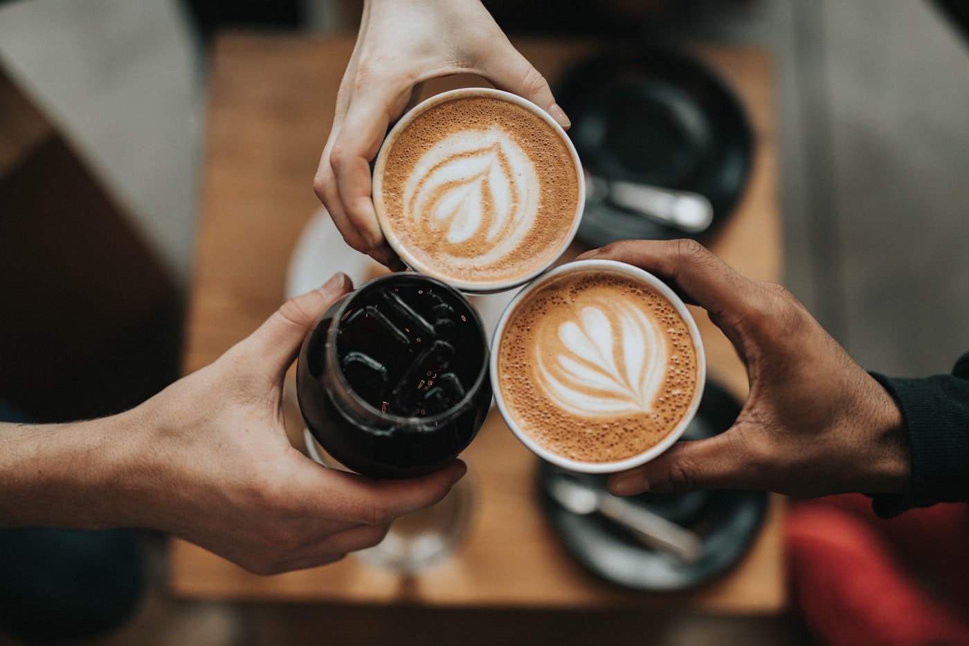 Pour-over coffee on kitchen island — Sunday morning lifestyle scene